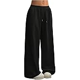 SOLY HUX Women's Baggy Sweatpants Drawstring Waist Wide Leg Loose Casual Long Pants