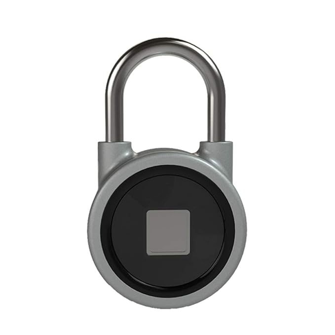 Fingerabdruckschloss, Bluetooth IP65 Wasserdichtes Sicherheitsschloss mit Bluetooth-Diebstahlsicherungsschloss für Geldbörse,