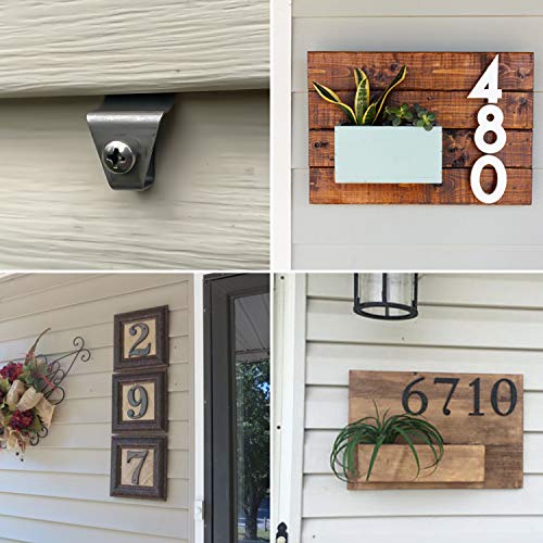 HUXOR Vinyl Siding Clips Hooks NoHole Needed Siding Screws Hanger for