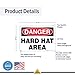 Danger Hard Hat Area Sign - Construction Safety Signs - 10