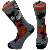 Budget Gifts Dragonball Z Mens Calf Socks Size 6.5-11.5