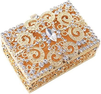 3" Gold Wedding Arras Set, Rectangle Gold Arras Para Boda with Gold Unity Coins