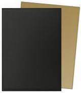 Dragon Shield Matte Dual Black & Gold Sleeves - 100 standard size view 5