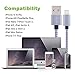 ONSON iPhone Cable,3Pack 6FT Nylon Braided Cord Lightning Cable Certified to USB Charging Charger for iPhone 7/7 Plus/6/6 Plus/6S/6S Plus,SE/5S/5,iPad,iPod Nano 7 (Gray White,6FT)