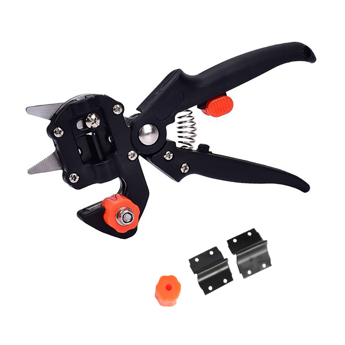 WANGCL Portable Fruit Tree Grafting Machine Garden Grafting Seedlings Grafting Machine with Foliage Trimming Scissors Grafting Cutting Tool
