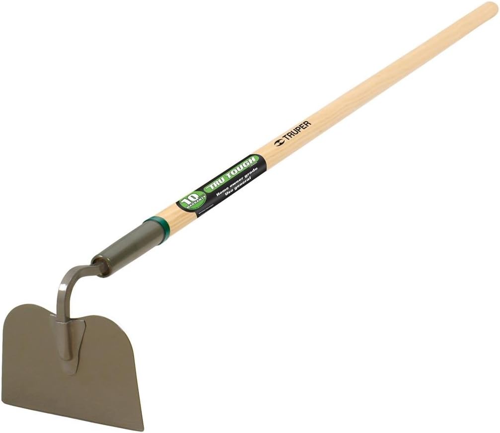 Truper 33119 Tru Pro Forged Eye Hoe, 7-Inch Head, Ash Handle, 54-Inch : Garden Hoes : Garden & Outdoor