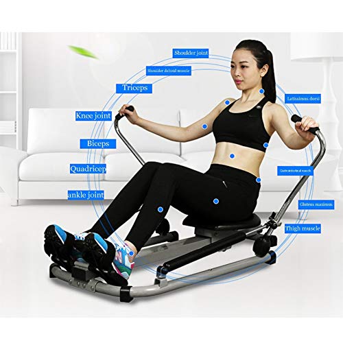 Eortzzpc-Leises-Wartungsfreies-Rudergeraet-Rudergeraets-Fuer-Zu-Hause-Rower-Mit-Multifunktions-12-Stufen-Widerstandsverstellung-Fuer-Fitness-Zu-Hause