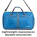 Gonex 60L Packable Travel Duffle Bag Foldable Duffel Bags for Luggage Gym Sports Camping Travelling Cycling Storage Shopping Water & Tear Resistant Blue