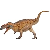 PNSO Prehistoric Dinosaur Models: 96 Hugo the Taurovenator | 10.2" South American Predator, Twin Brow Horns, Transparent Support, 52-Page Manual + A3 Sci-Art Poster, 15+