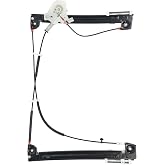748-601 Front Left Driver Side Power Window Regulator with Motor 2 Pins | Compatible with Mini Cooper 1.6L 2002-2005,Replaces# 67626910375,67626937657,67626954891,67626955875,51337039451