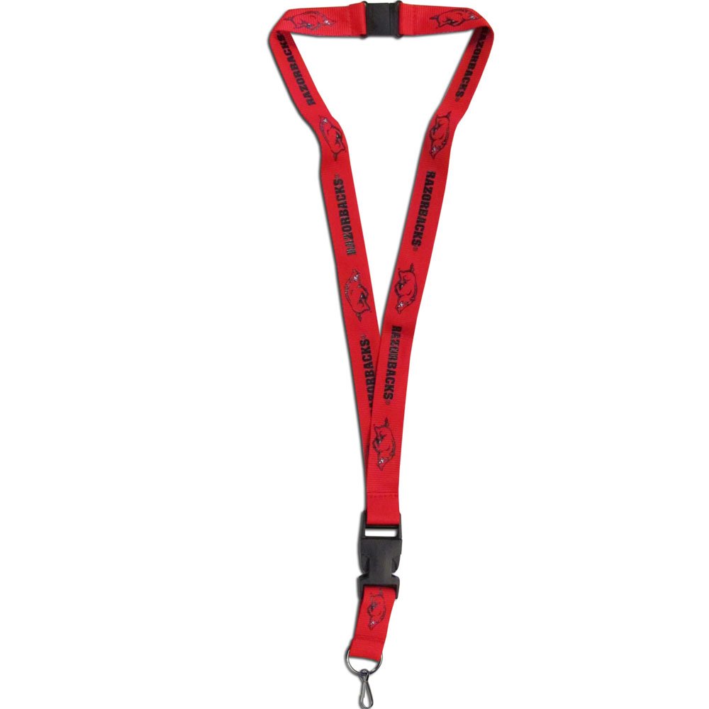 Siskiyou Sports NCAA Fan Shop Arkansas Razorbacks Lanyard 21 inch Team Color