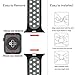 Ocydar Apple Watch Band 38mm, Soft Silicone Nike+ Sport Style Replacement iWatch Strap Band for Apple Watch Series 1 Series 2, Apple Watch Nike+, S/M Size - Black / Cool Gray