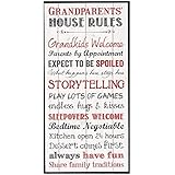 P. Graham Dunn Grandparents House Rules 12 x 6 Mounted Print Decorative Wall Art Sign Plaque
