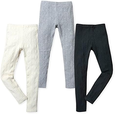 子供服 女の子 9分丈 通販 激安 レギンス ボトム Mia Mail ミアメール 女児 ストレッチ キッズ ケーブルニット 無地