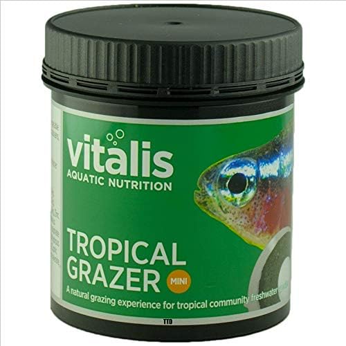 Vitalis Tropical Grazer Mini -For Tropical Community Freshwater Species (110g tube)