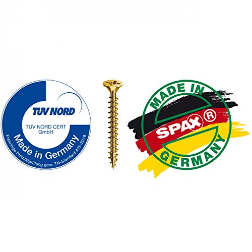 SPAX Senk-MULTI-Kopf TG, gelb A2L, Z3, 6mm x 90mm, 100 Stk/Pak – Bild 5