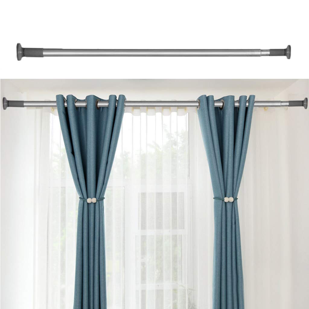 378cm-430cm Long Tension Curtain Rod, No Drilling Extendable Stainless Steel Curtain Pole for Windows and Bathroom,Telescopic Shower Curtain Rod, Room Divider