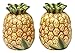 CG Identical Pair of Pineapple Salt and Pepper Shakers, Yellow