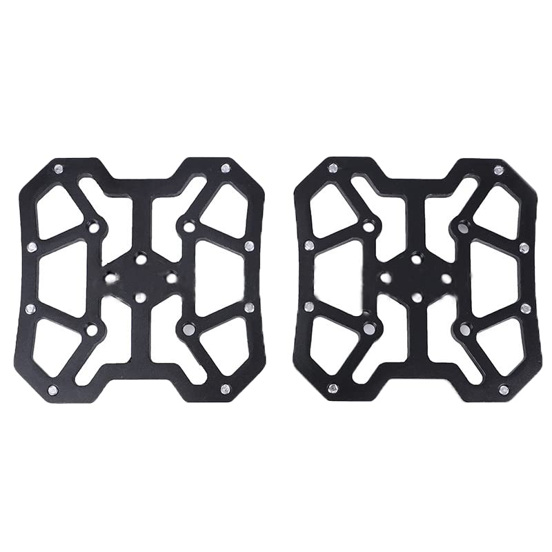 Wokyo Bicycle Pedal Adapter, Aluminium Alloy for SPD&SPD-SL, Universal Platform Pedal, Black, 110g per Pair