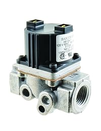 Baso Gas Productos LLC Gas Válvula Solenoide 120 V, 1/2" NPT de entrada y salida h91da7 C