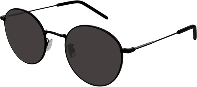 matte black round sunglasses