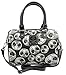 Loungefly Nightmare Before Christmas Jack Skellington Mini City Crossbody Purse, Black/White