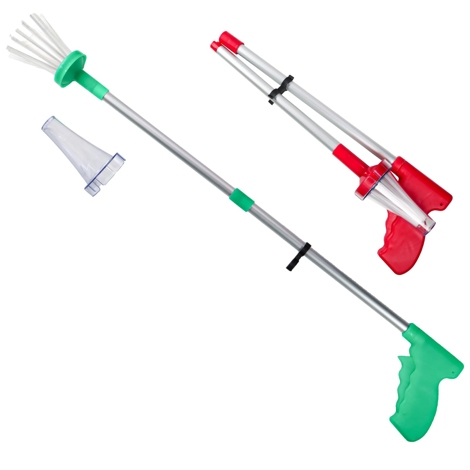 DBOO Foldable Spider Catcher 2 Packs with Long Handled 82.5cm Extendable Insect Catcher Effective Bug Trap for Spider, Daddy Longlegs, Wasps, Bees, Moths Removal