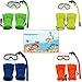 Herbalcandybox Children Kids Swimming Diving Snorkel Breathing Tube Fins Scuba Eyeglasses Set,Orange