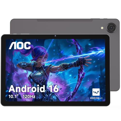 AOC Tablet Android 16 IPS Brightness HD