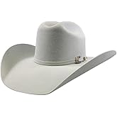 Original Tombstone 20X Western Cowboy Felt Hat for Men and Women - Cattleman Style - Grey