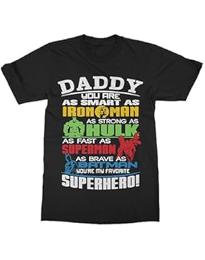 Father Super Hero Dad Batman Superman Ironman Hulk