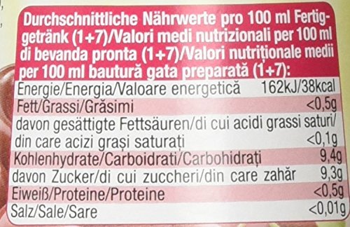 YO Sirup Kirsche (6 x 700 ml) – 1x Flasche ergibt bis zu 5 Liter Fertiggetränk – ohne Süßungsmittel, Farb… – Bild 6