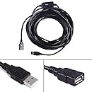 HDE 50 ft. High-Speed 480Mbps USB 2.0 Type A Male to A Female Extension Cable w/ Active Repeater (50 FT)