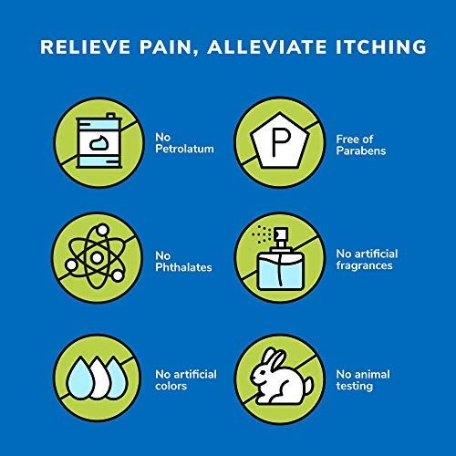 Earth's Care Hemorrhoid Cream Treatment for Hemorrhoid Relief 1 OZ