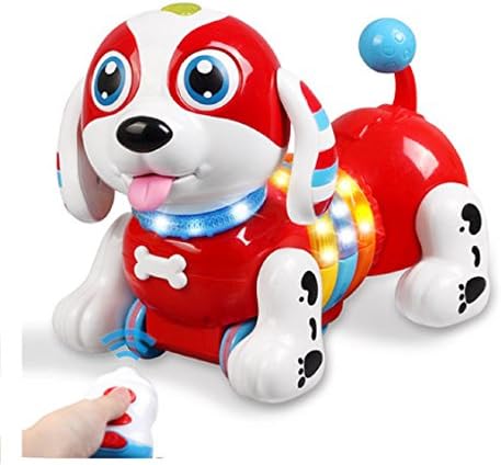 Yeezee Musical Interative Puppy , Sing, Dance,Stroy Robot Dog with Milk Bottle Remote Control