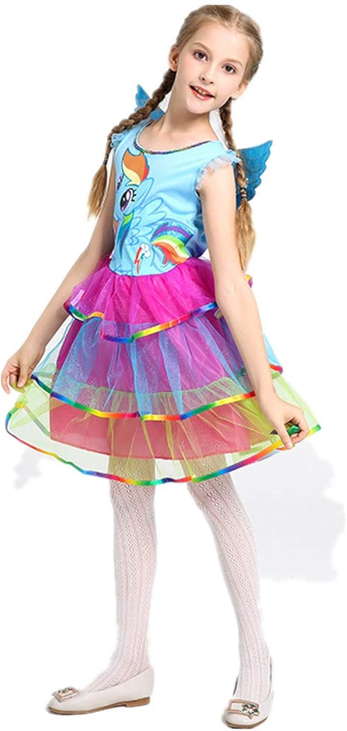 rainbow party dress