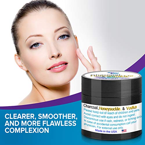 Diva Stuff Charcoal, Honeysuckle & Vodka | Spot Treatment for Cystic Acne | Blemish, Pimple & Hormonal Acne Treatment for Men, Women, Teens & Adults | Extra Strength, Fast Absorbing | 0.25 fl oz - Thumbnail 6