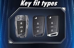 Zinc Alloy Key fob Cover, Keychain, Key Case