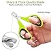 Uleecy Pet Nail Clippers for Small Animals: Dog, Cat, Rabbit, Bird, Ferret, Puppy, Kitten - Cat Nail Clippers Trimmer for Paw Grooming - Cat Claw Clippers Scissors & Nail Cutter - FREE Nail File