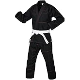 Knockout Fight Gear Brazilian Jiu Jitsu Gi For Men, BJJ Gi Women Grappling gi ULTRA LIGHT, PRESHRUNK Sweat Wicking Fabric