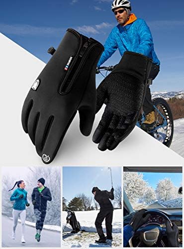 Black anti-winter driving gloves with honyar heat technology, priced at $15.99.