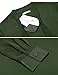 ACEVOG Elegant Blouse Womens Pussycat Bow Tie Neck Long Sleeve Chiffon Work Blouse Shirts for Office,Army Green,X-Large
