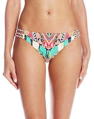 Jessica Simpson Women's Starburst Side Braid Hipster Bikini Bottom