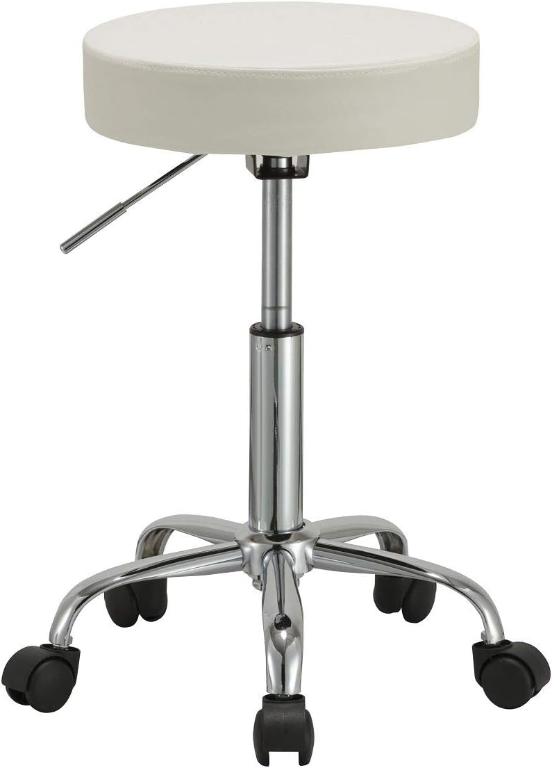 Duhome 410 Adjustable Height Swivel Medical Clinic Tattoo Spa Salon Stool with Wheels (Black): Kitchen & Dining