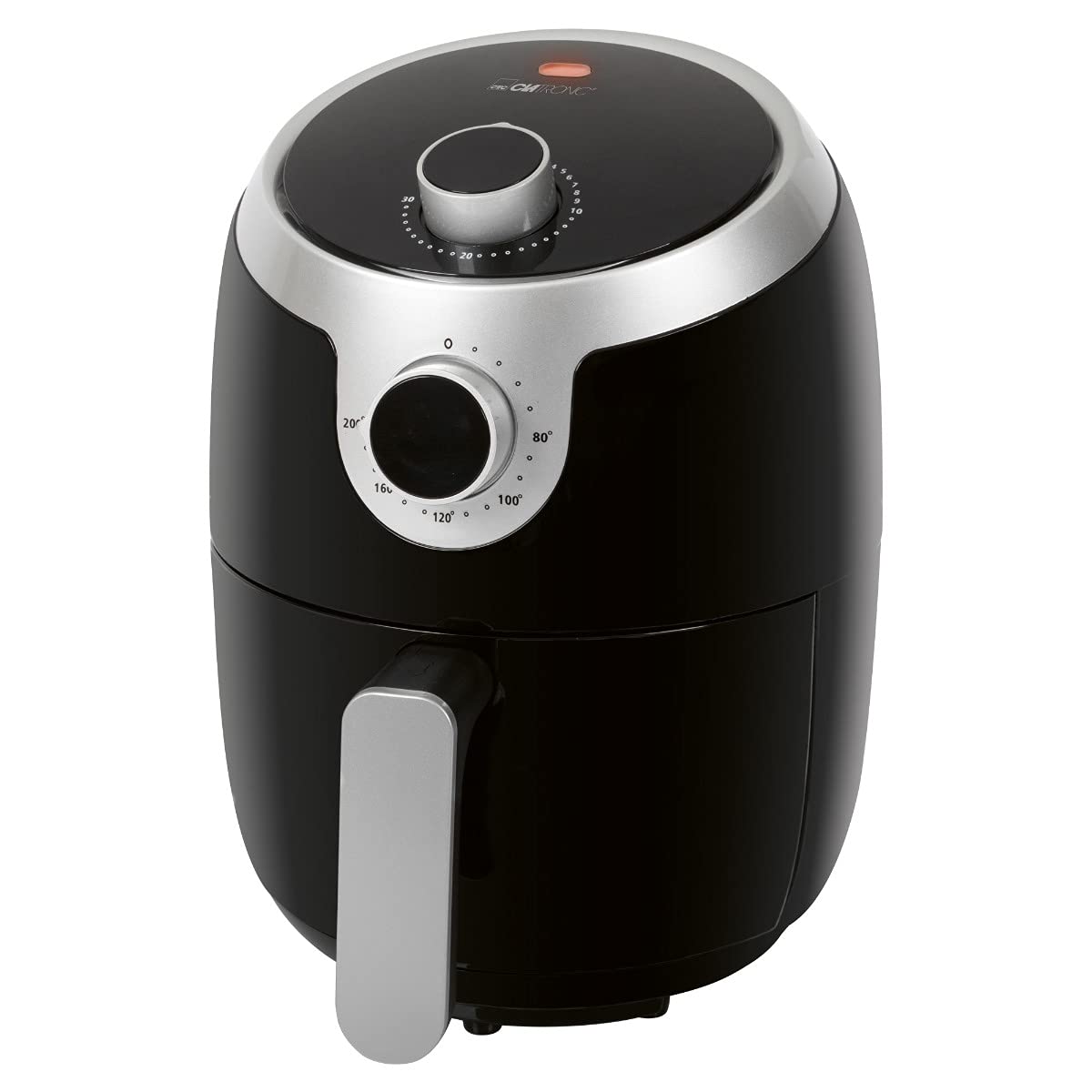 Clatronic Heißluftfritteuse mit 360° Air-Flow | Öl- und fettfreies Frittieren | Airfryer 80°C - 200°C | Heissluftfritteuse 2,5L | Air Fryer mit Abschaltautomatik & Überhitzungsschutz | FR 3816 H