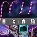 SOLMORE LED Strip Lights Battery Operated 2m/6.6ft 5050 SMD 60LEDs Color Changing RGB LED Light Strip Flexible LED Strip Kit Waterproof Strip Lighting for Home Bedroom DIY Party Indoor Outdoor (2Pcs)