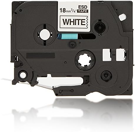 ITECXPRESS24 High Quality Label Tape/Tape | Tape Cassette/Tape for TZ, 18 mm, 241 | Schwarz auf weiss | 1x, 1