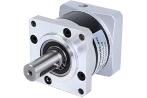 STEPPERONLINE Planetary Gearbox Gear Ratio 10:1 Backlash 30 arc-min for 13.5mm Short Shaft Length Nema 23 Stepper Motor