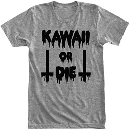Two Seasons Clothing Kawaii Or Die Dripping L Grey