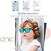 FaerieKing Kids Sunglasses For Kids Polarized Sunglasses Girls Child Boys Age 3-10 (Rubberized Blue|Polarized Ice Blue)